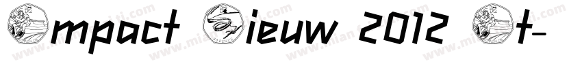 Impact Nieuw 2012 It字体转换